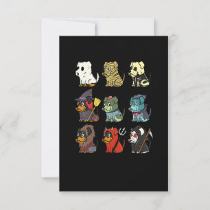 Cartão RSVP Rottweiler Assustador Fatos Cachorros Engraçados 