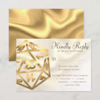 RPG Dice | Dourada Fantasy Tabletop PnP Gamer Entr