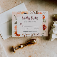 Rustic Orange Boho | Casamento com Blush Watercolo