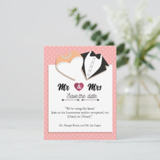 Cartão RSVP Salve a data!