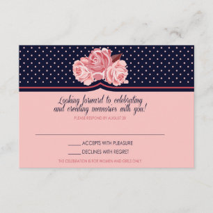 Cartão RSVP Sara Fine Response Card