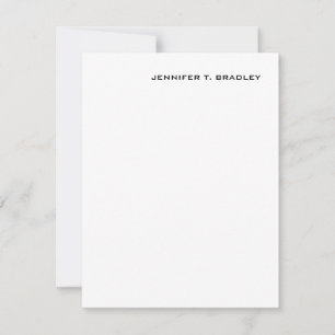 Cartão RSVP Simples Moderno Minimalista