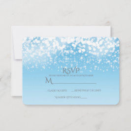 Cartão RSVP Sparkling Lights Romance de Inverno Maravilhoso RS