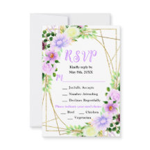 Spring Purple Flowers with Foliage