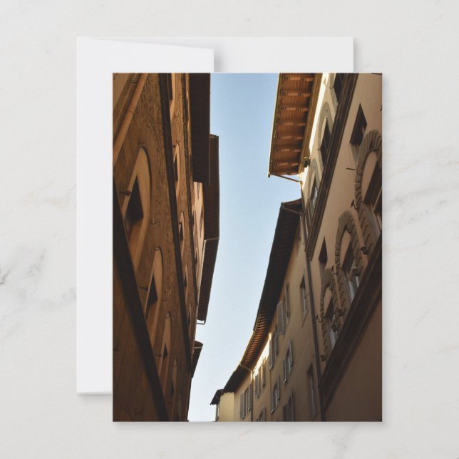 Cartão RSVP Sun-kissed Street (Frente)