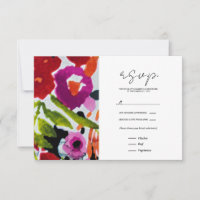 Surto de Flores de Aquarela Cor Negrita