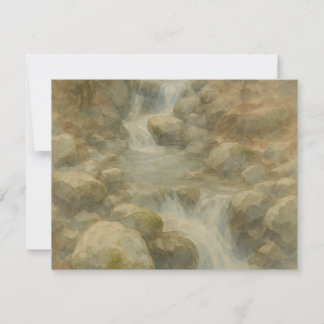 Cartão RSVP Sussurros da corrente