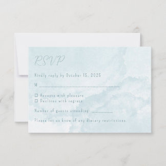 Cartão RSVP Tarjeta de confirmación