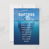 Trabalho do Duro Iceberg de Sucesso