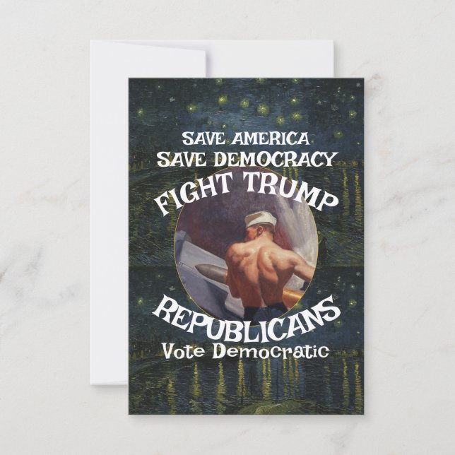 Cartão RSVP Trump (Frente)