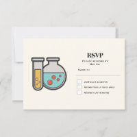 Tubo de teste de química e copo