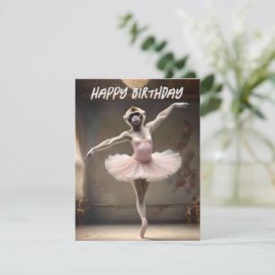 Cartão RSVP "Tutu-rific! A Pirouette Graceful de Gibbon"
