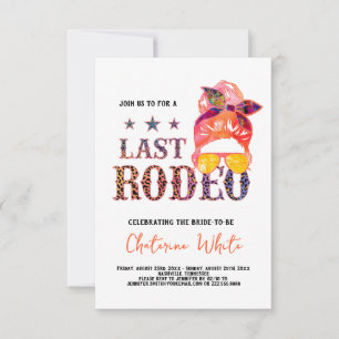 Cartão RSVP Última Festa de Despedida de Solteira Rodeo Nashvi