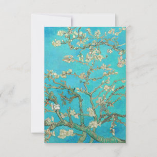 Cartão RSVP Van Gogh Almond Blossoms