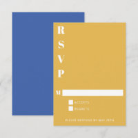 Vertical Simples Azul e Amarelo Moderno