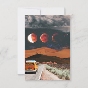 Cartão RSVP Viagem Art Long Viagem
