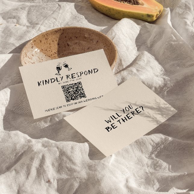 Cartão RSVP Vidros de Desenho Retro Escritos Manuscritos Códig (Criador carregado)