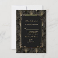 Vintage Art Deco Excelente Gatsby Wedding