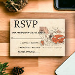 Cartão RSVP Vintage Retro Funny Bride Groom Antigo Casamento R<br><div class="desc">Este convite de casamento retrô vintage é adequado para um casamento moderno. O antigo design minimalista apresenta a Vintage Retro Funny Bride Groom Antiga RSVP de Casamento Russo</div>