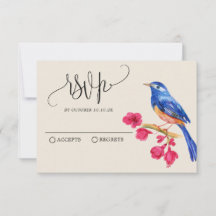 Vintage rustic Wild Animal bird floral