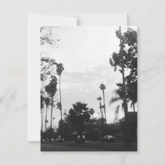 Cartão RSVP Vintage West Hollywood, Los Angeles, California