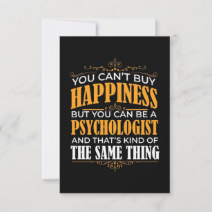 Cartão RSVP Você Pode Ser Psicólogo