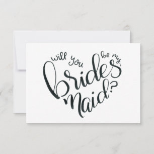 Cartão RSVP Você Será Minha Porta-Voz? - Proposta de Bridesmai
