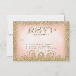 Cartão RSVP VP de tempo uma vez