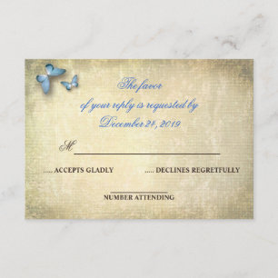 Cartão RSVP vrsvp do casamento da canvas elegante