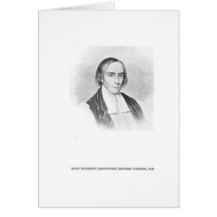 Cartão Rt. Rev. Christopher Edwards Gadsden