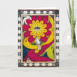 Cartão Rua Adolf-Throne, Flor Rosto | Adolf Wö lfli |