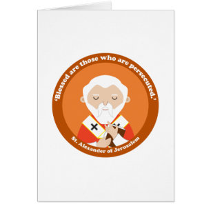 Cartão Rua, Alexandre de Jerusalém