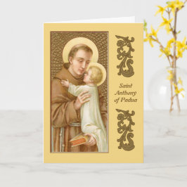 Cartão Rua. Anthony de Pádua e a Criança Cristo (JM 05)