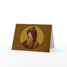 Rua: Cyril the Monk (M 002) Folded Greeting Card