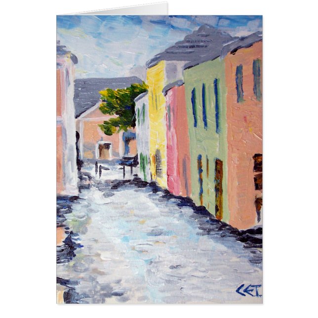 Cartão Rua da água, Bermuda (Frente)