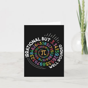 Cartão Rua De Professores De Matemática Pi Day Irracional