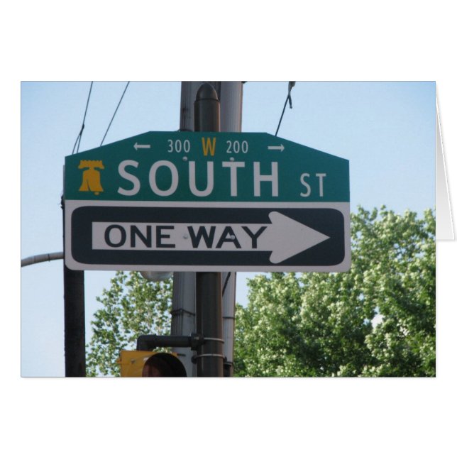 Cartão Rua do Sul - Filadélfia (Frente Horizontal)