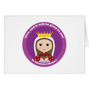 Cartão Rua. Elizabeth da Hungria