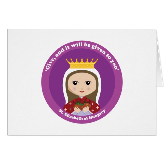 Cartão Rua. Elizabeth da Hungria (Frente Horizontal)