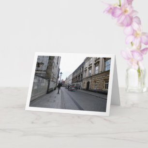 Cartão Rua em Cracóvia, Polônia