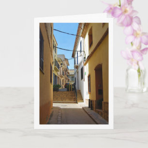 Cartão Rua em Riba-roja de Túria, Cidade Espanhola