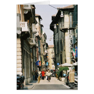 Cartão Rua em Verona