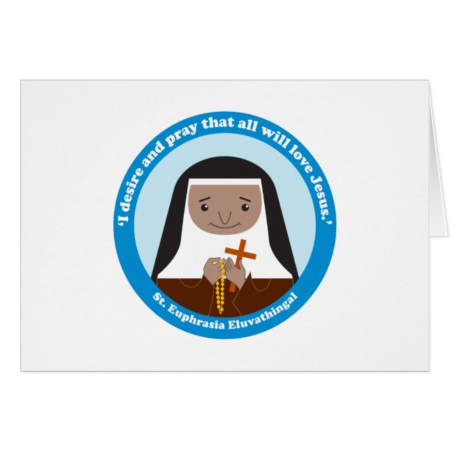 Cartão Rua Euphrasia Eluvathingal (Frente Horizontal)
