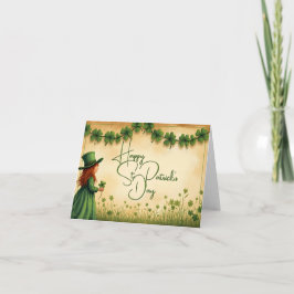 Cartão Rua, Garota do Dia de Patrick com Camarões