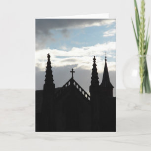 Cartão Rua. Igreja de Maria