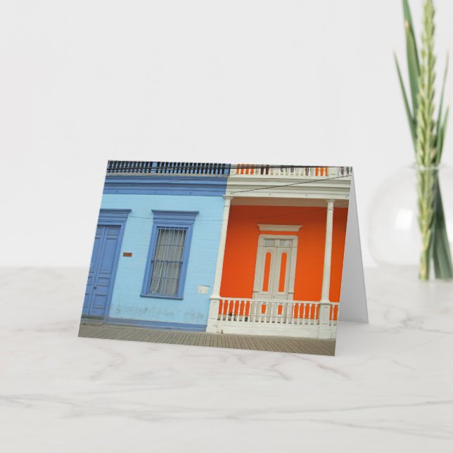 Cartão Rua Iquique Colorida (Frente)