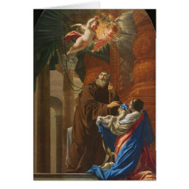 Cartão Rua italiana religiosa Francis da Paola