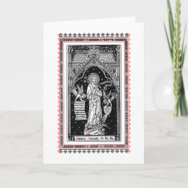Cartão Rua. Joseph, Patrão da Igreja (DT 01)