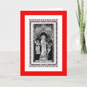 Cartão Rua. Joseph, Patrão da Igreja (DT 01)