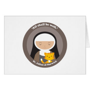 Cartão Rua. Julian de Norwich